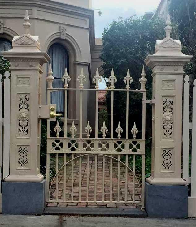 Prosiac Wrought Iron Gate